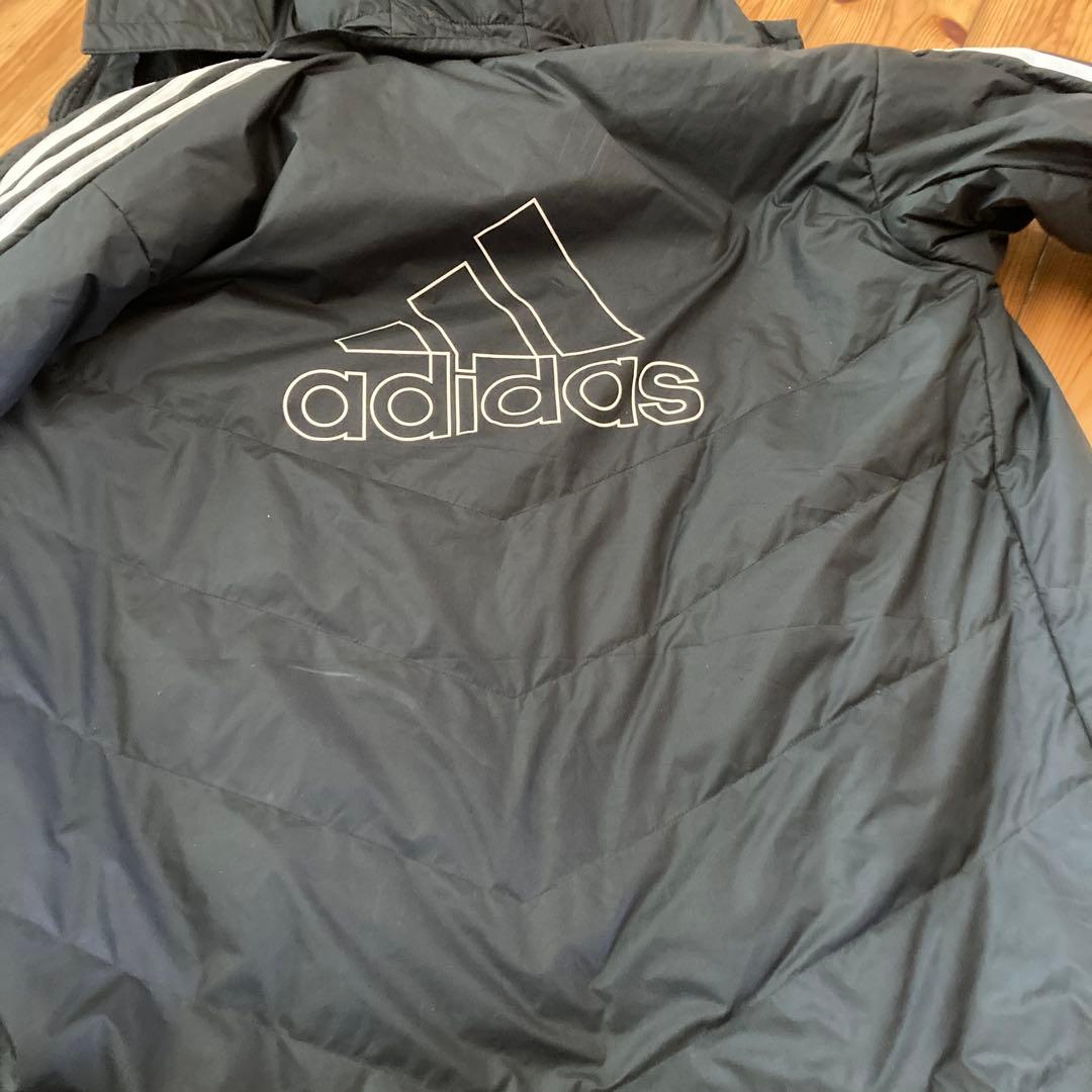 adidas ベンチコート 黒 160