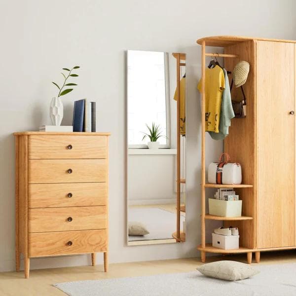割れない鏡 全身姿見 軽量 安全 W40×H120cm シルバー