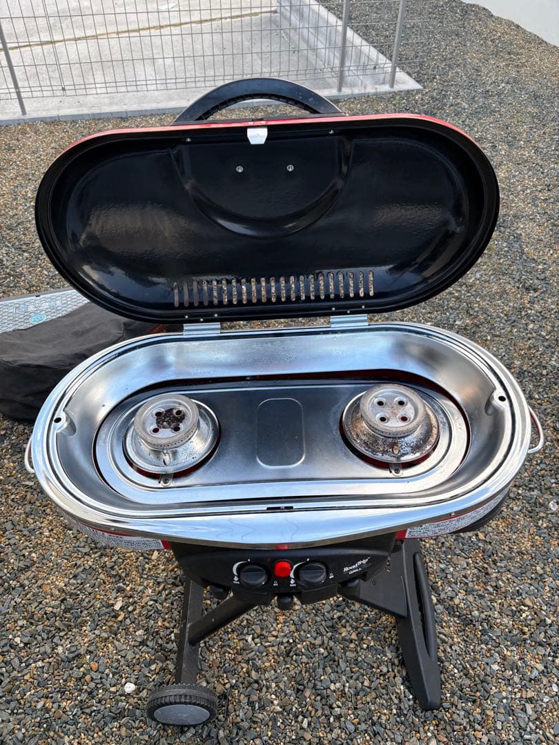 Coleman レッド 2バーナーバーベキューコンロ