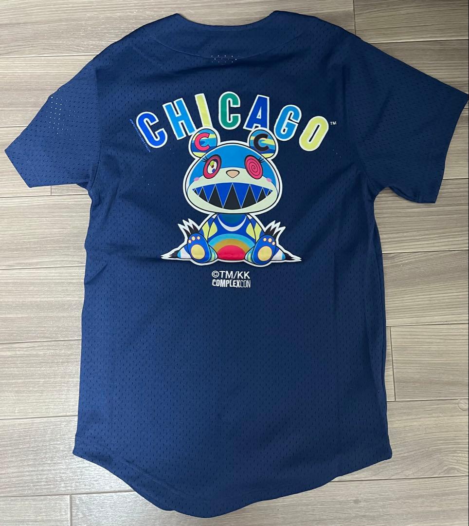 希少　CUBS×村上隆　コラボ　ベースボールシャツ