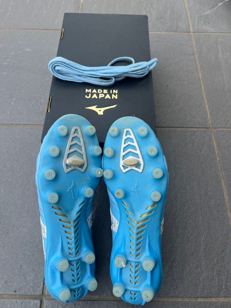 Mizuno サッカースパイク モレリアネオ4 ベータ ライトブルー 23.0㎝
