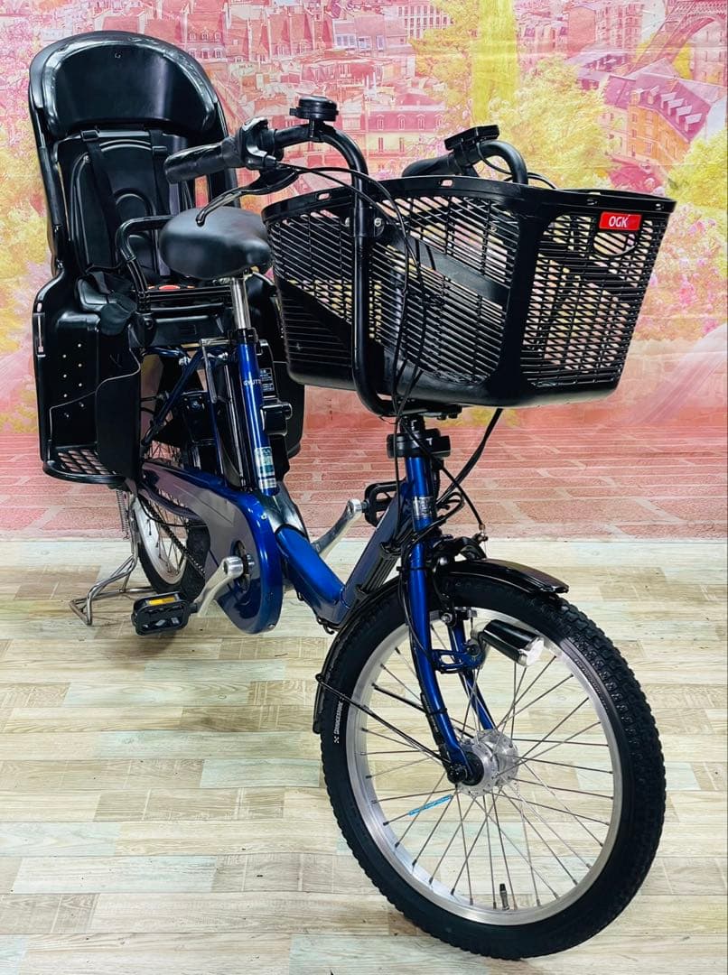 ZK3846 電動自転車 パナソニック ギュット 子供乗せ 20インチ 送料無料