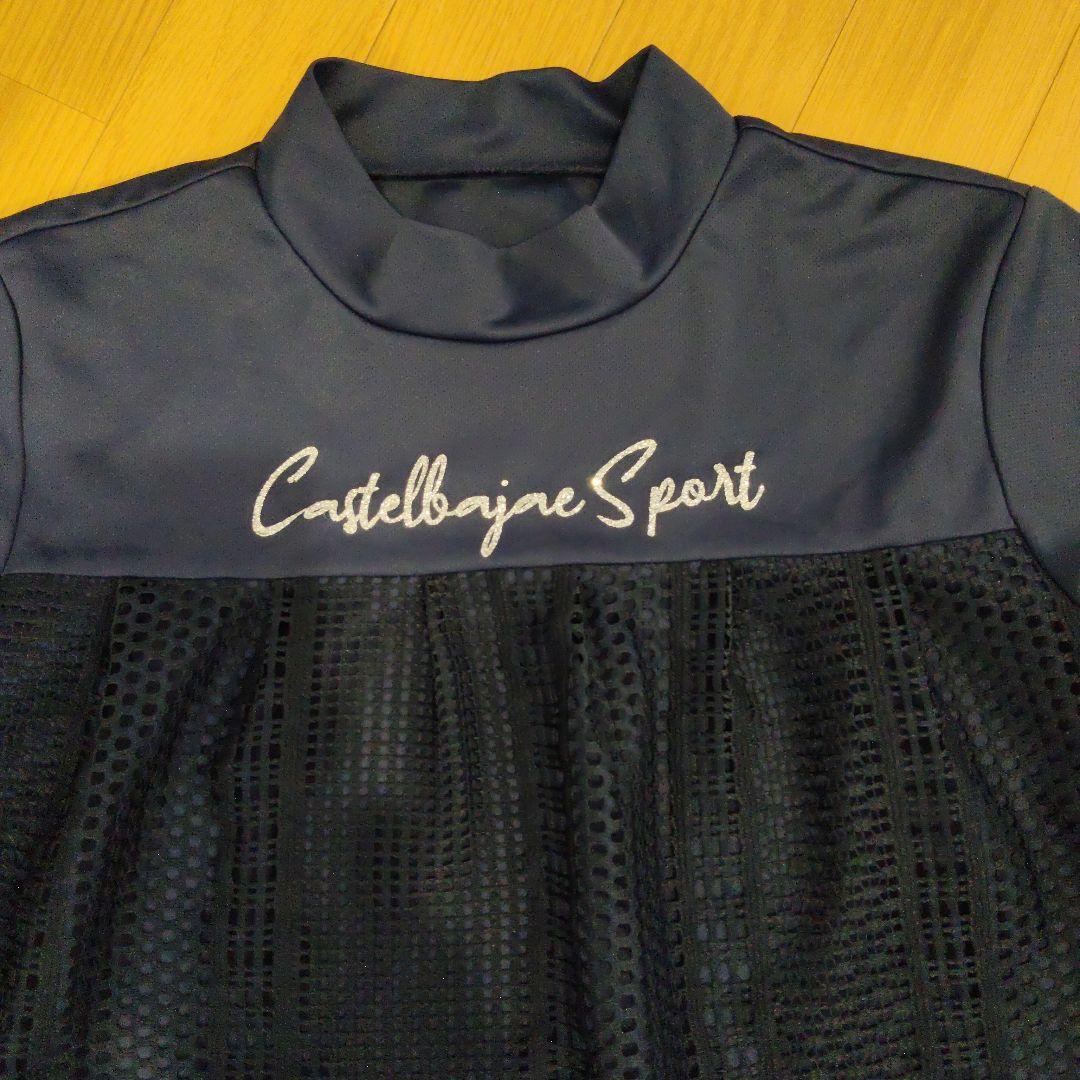 新品　Castelbajac Sport ネイビー メッシュシャツ