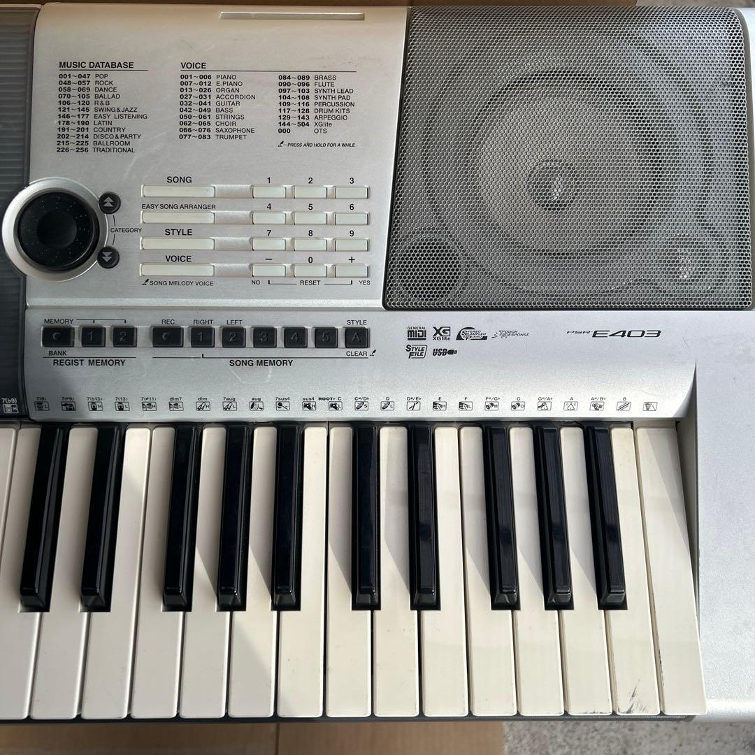 Yamaha PSR-E403 キーボード③