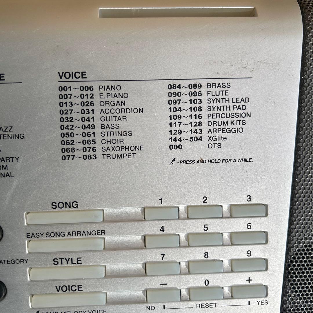Yamaha PSR-E403 キーボード③