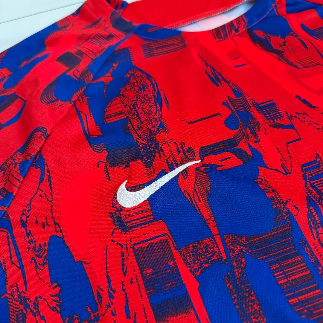 NIKE ナイキ　アトレティコマドリード　プレマッチトップ　プラクティスシャツL