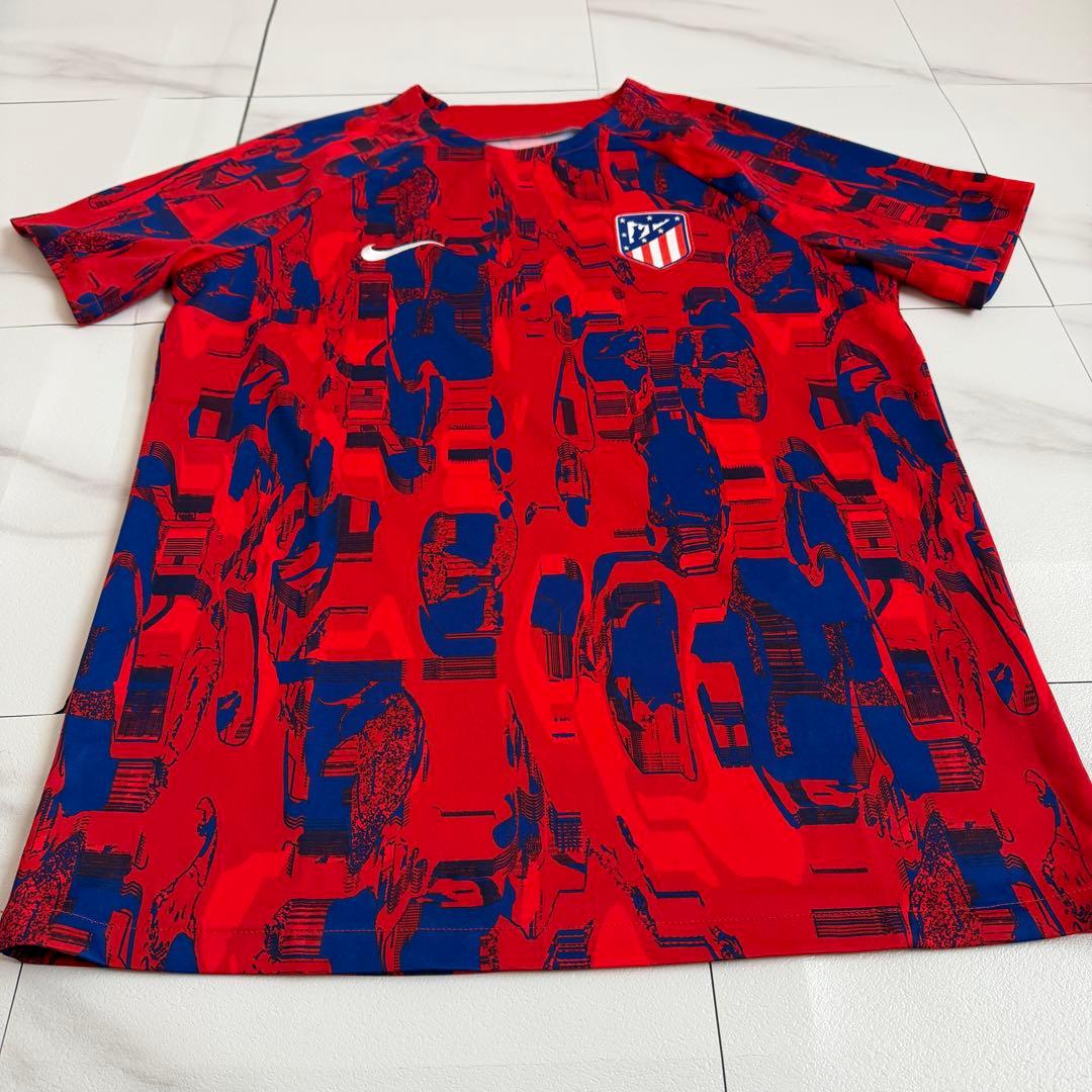NIKE ナイキ　アトレティコマドリード　プレマッチトップ　プラクティスシャツL