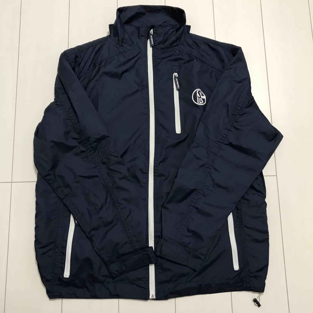 サッカー古着！FC Schalke 04 ナイロンパーカー ウィンドブレーカー