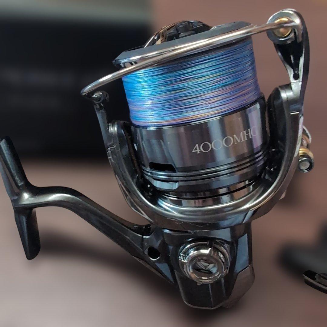 シマノ 24 ツインパワー 4000MHG リブレEF30チタンカスタムノブ付