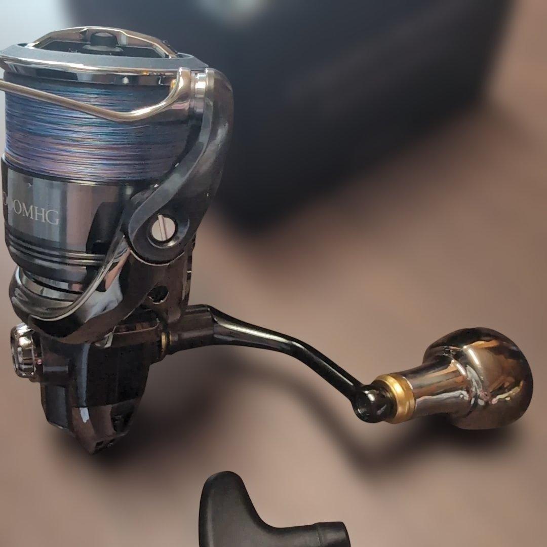 シマノ 24 ツインパワー 4000MHG リブレEF30チタンカスタムノブ付