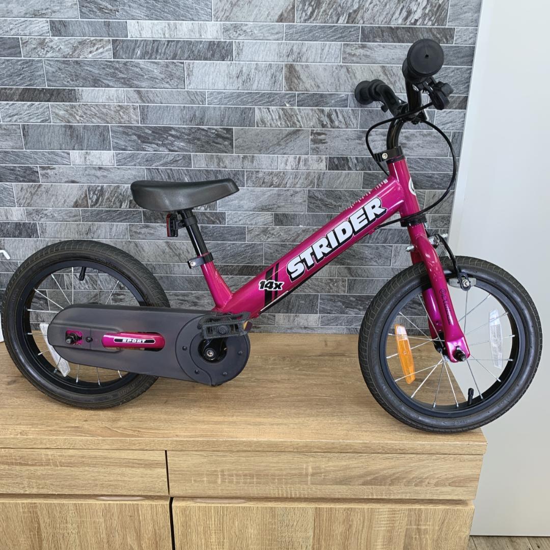 STRIDER 14x　ストライダー　フューシャピンク　子供用自転車　変身バイク