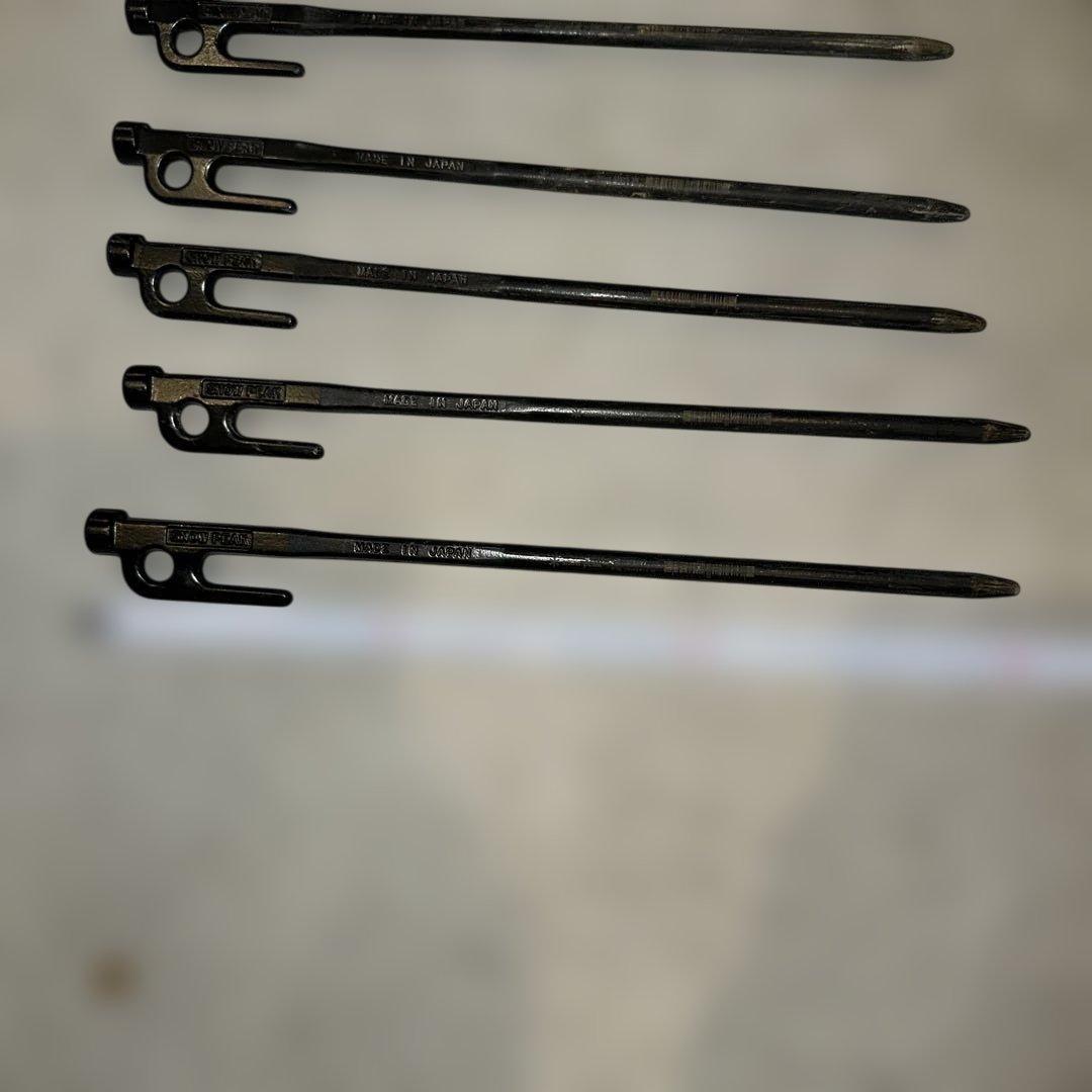  PEAK ペグ 黒 30cm 10セット