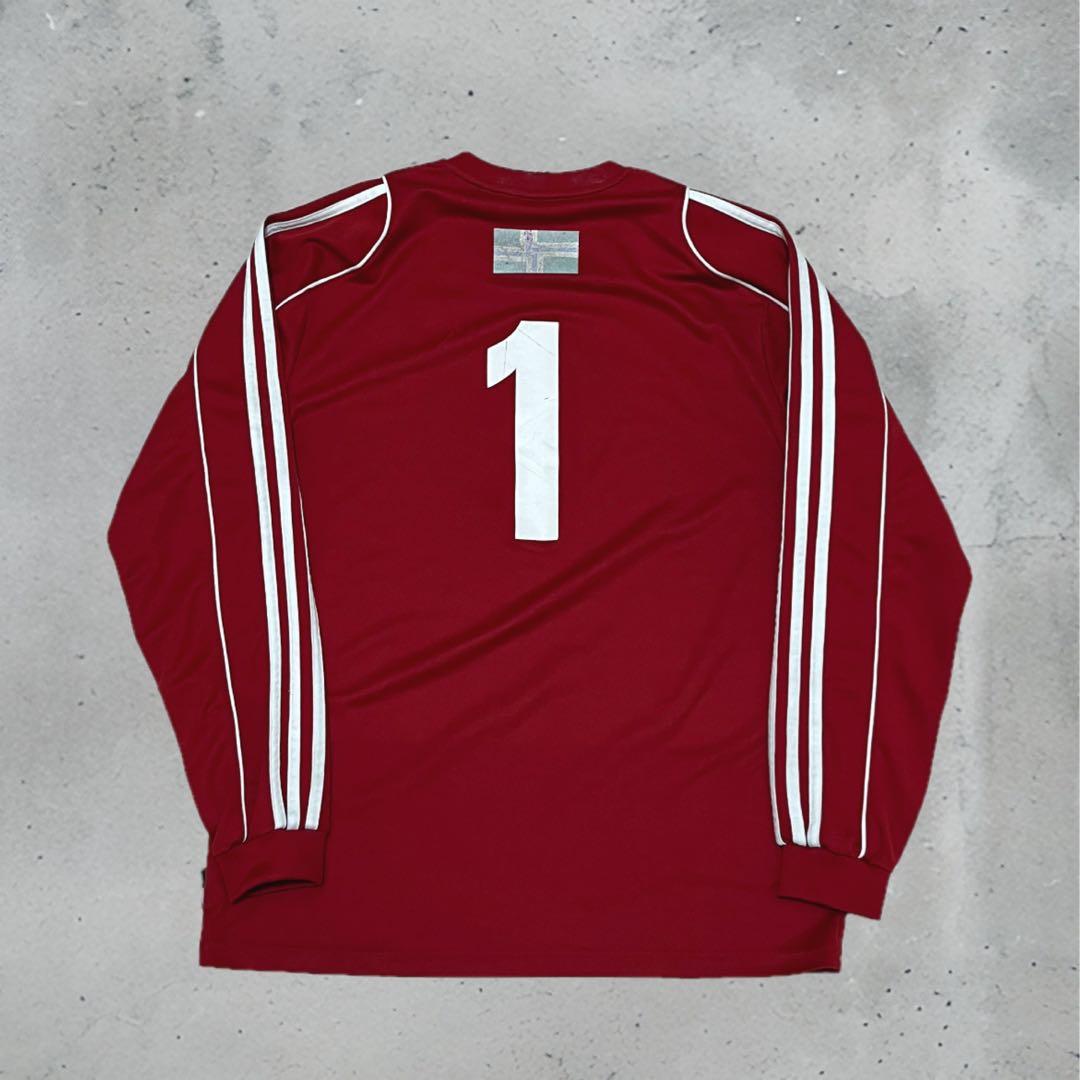 00s adidas FCP Budweiser サッカーシャツ レッド　M