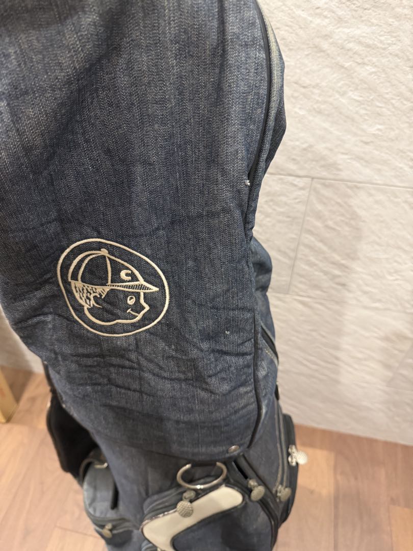 EVISU デニムキャディバッグ フード付き