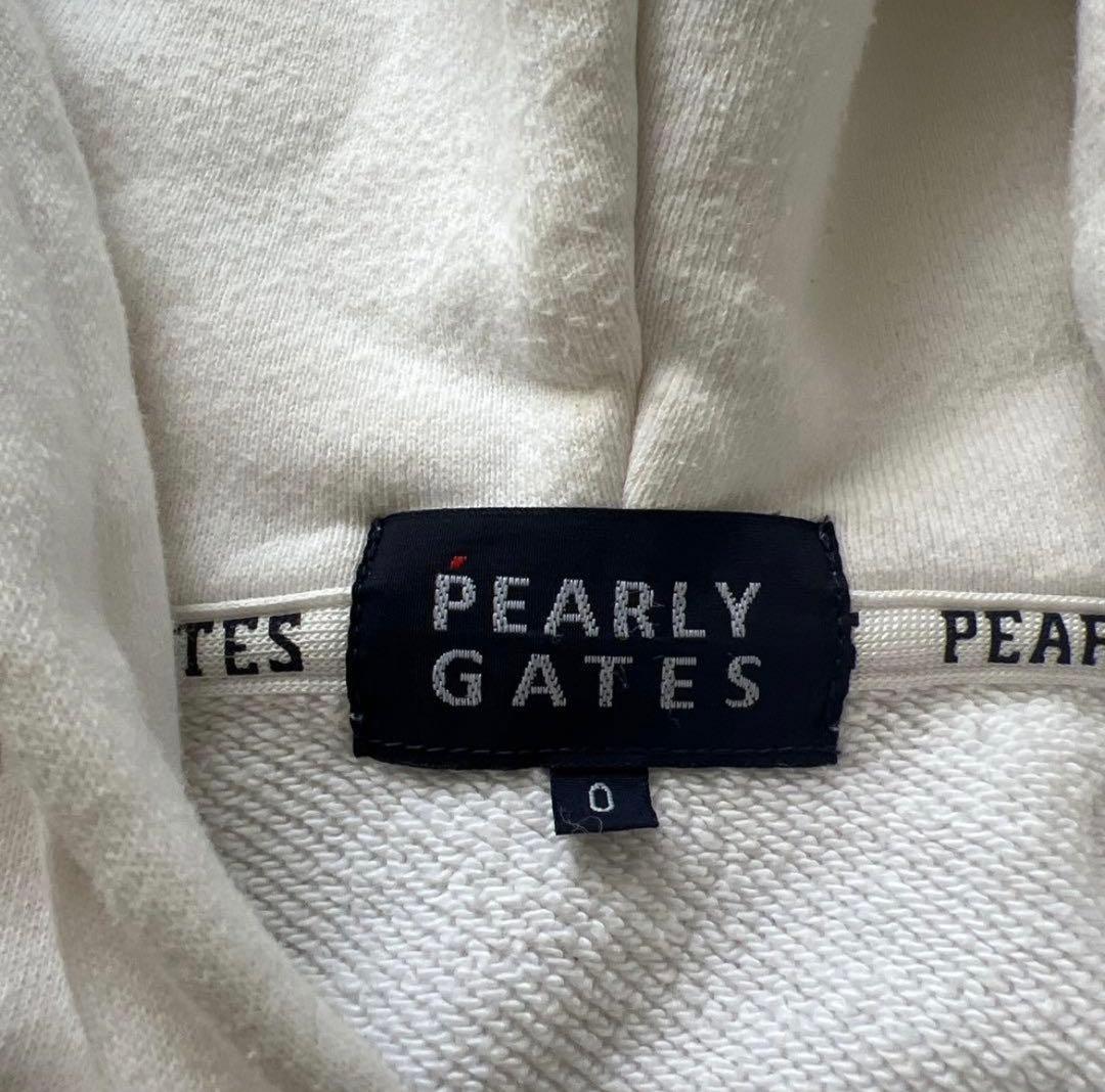PEARLY GATES 89 ホワイト パーカー　サイズ0