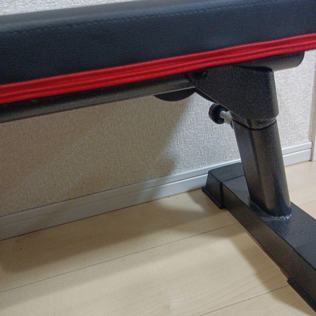 美品　フラットベンチ トレーニングベンチ　折りたたみ式