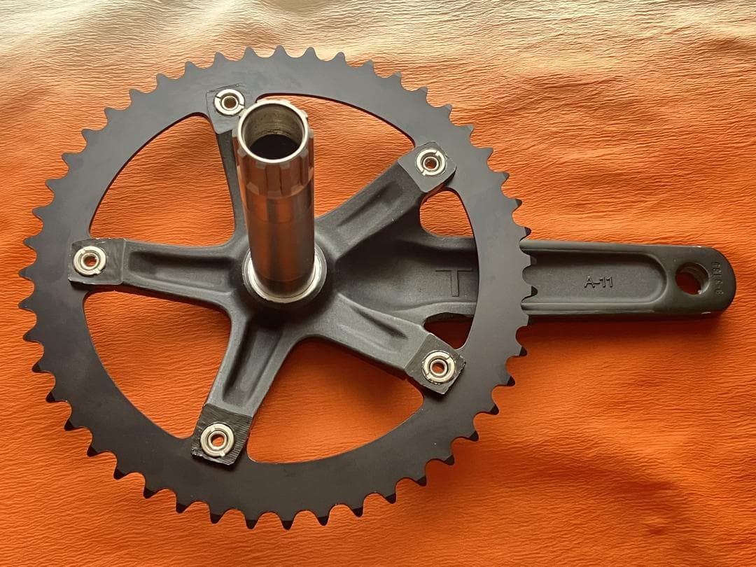 SKEACE 2ピースダイレクトクランクセット 48T 165mm 144BCD