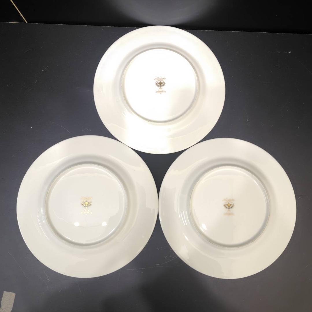 Noritake FITZGERALD 22cm プレート 3枚 MH286