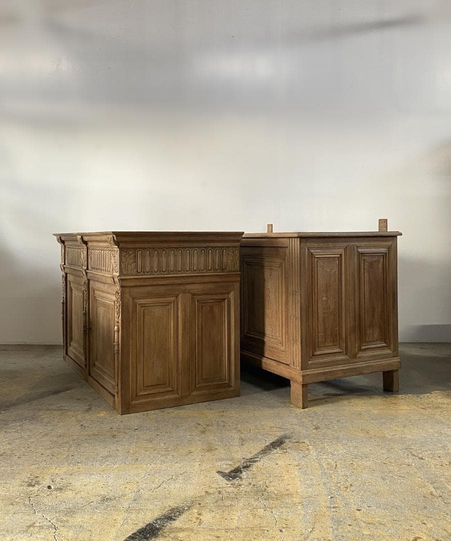 フランス アンティーク Oak Cabinet キャビネット