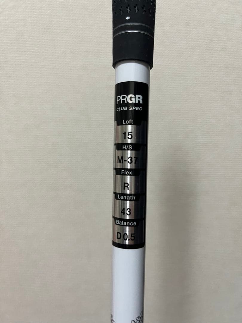 PRGR egg spoon BLACK 15° プロギア エッグ スプーン