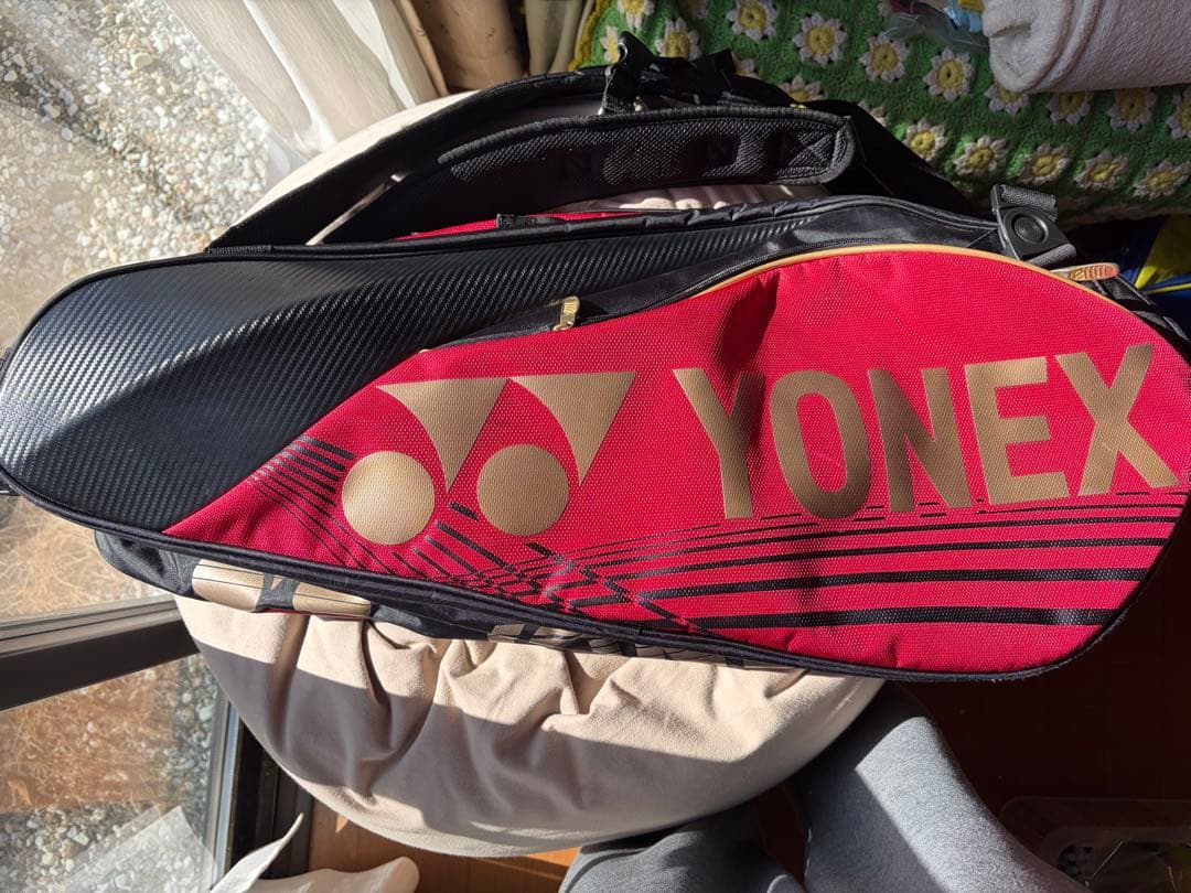 YONEX バドミントンバッグ レッド