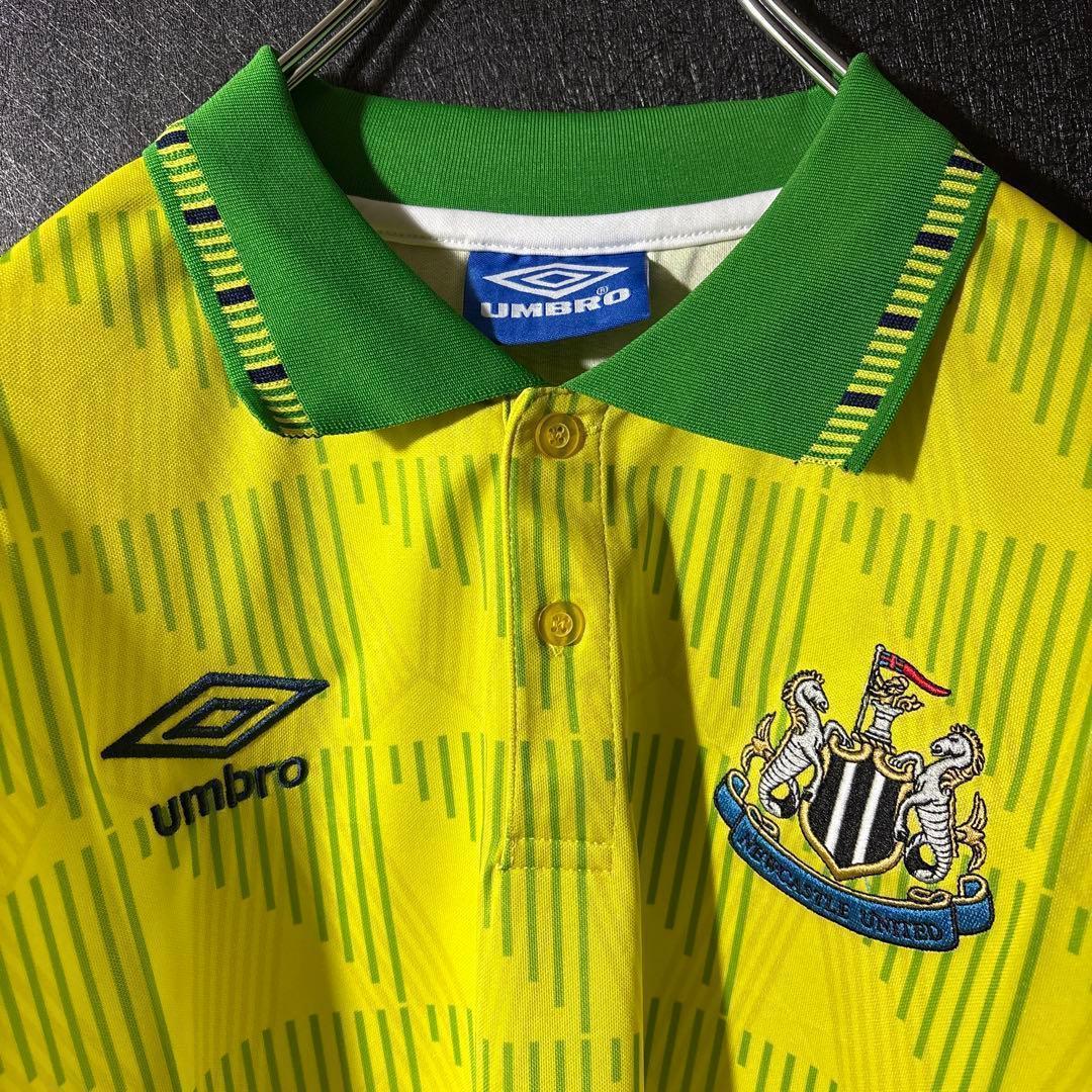 【★ニューカッスル】アンブロ 古着 サッカー ユニフォーム 90年 XL 希少