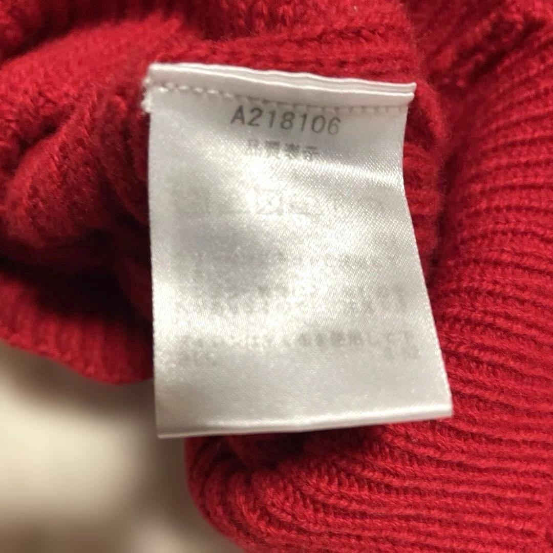 【美品】アルチビオ archivio 長袖ニット　赤　レディースサイズ38（Ｍ）