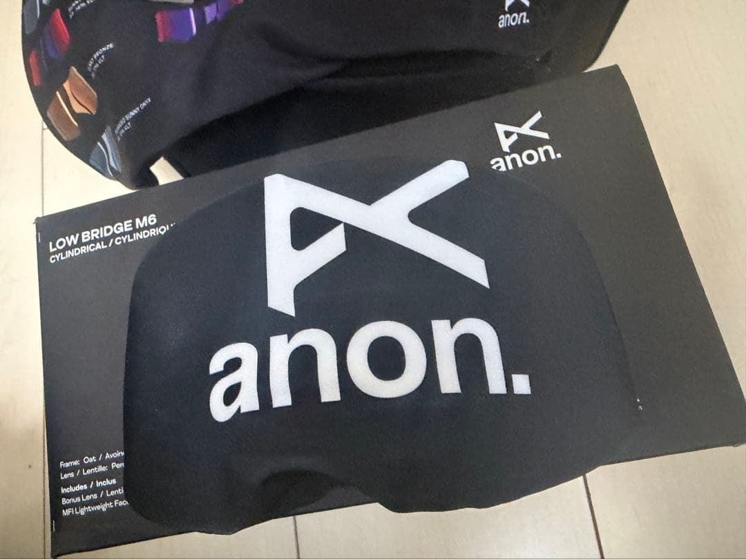 【25/26未使用】anon. M6 OATゴーグル ローブリッジ　バートン