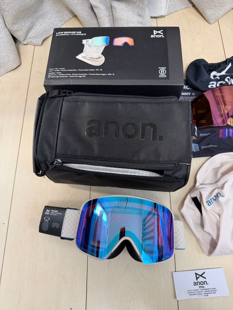 【25/26未使用】anon. M6 OATゴーグル ローブリッジ　バートン
