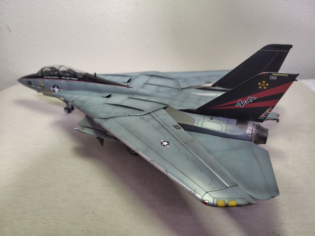 アメリカ海軍F-14A トムキャットブラックナイツ 1/48スケールモデル