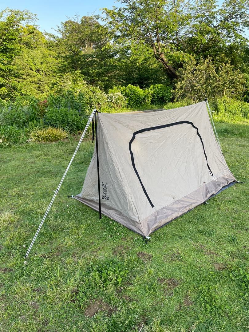 DOD ワラビーテント T2-657-BR グランドシート　ポール　ロープ