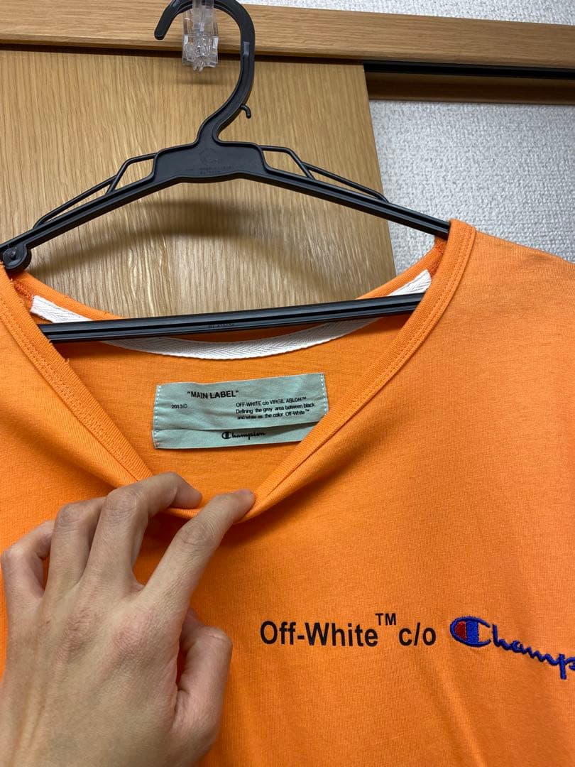 ウェア off-white&champion
