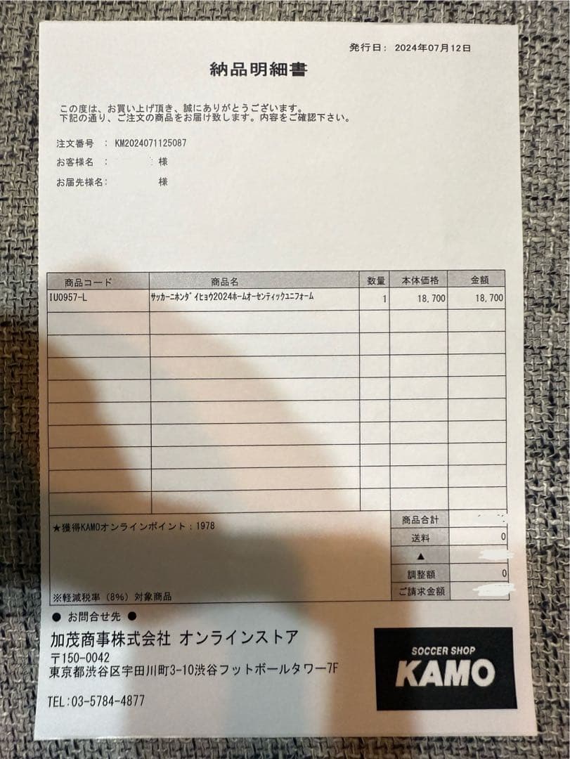 【正規品】 サッカー日本代表 オーセンティック ユニホーム