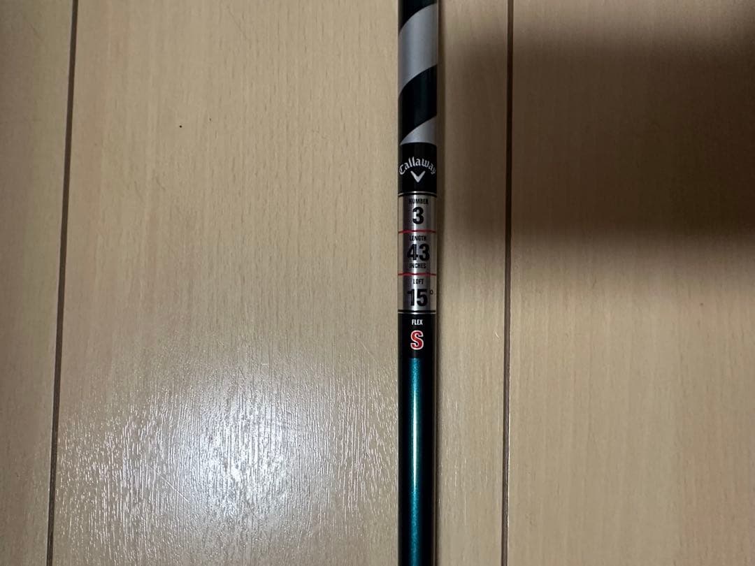新品未使用　キャロウェイ　ベンタスグリーン 5-S 3w用 シャフト　純正品