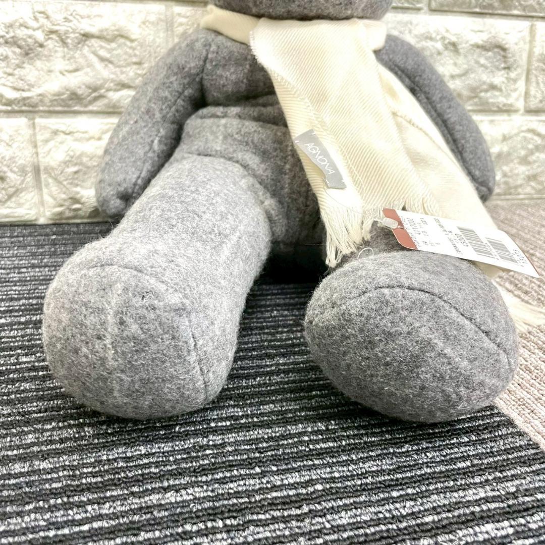 超美品　AGNONA　アニオナ　カシミヤ　ベア　ぬいぐるみ　くま