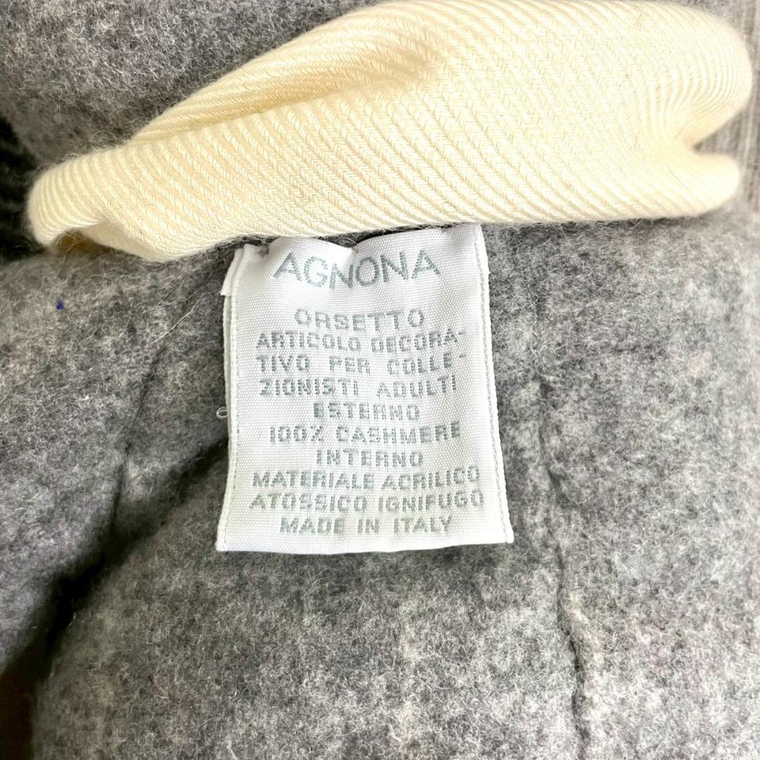 超美品　AGNONA　アニオナ　カシミヤ　ベア　ぬいぐるみ　くま