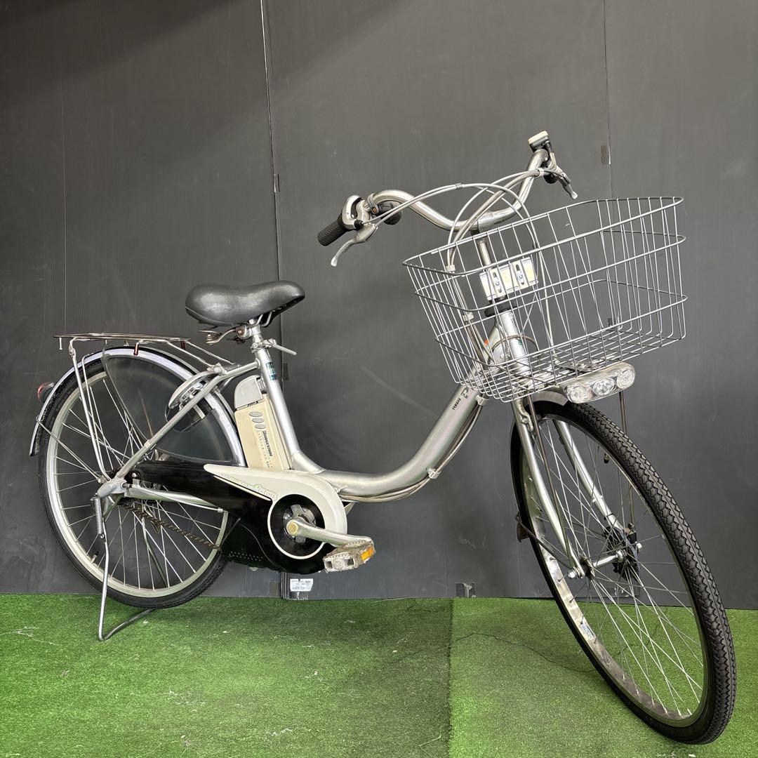 電動自転車 YAMAHA PAS Li-ion シルバー　43★