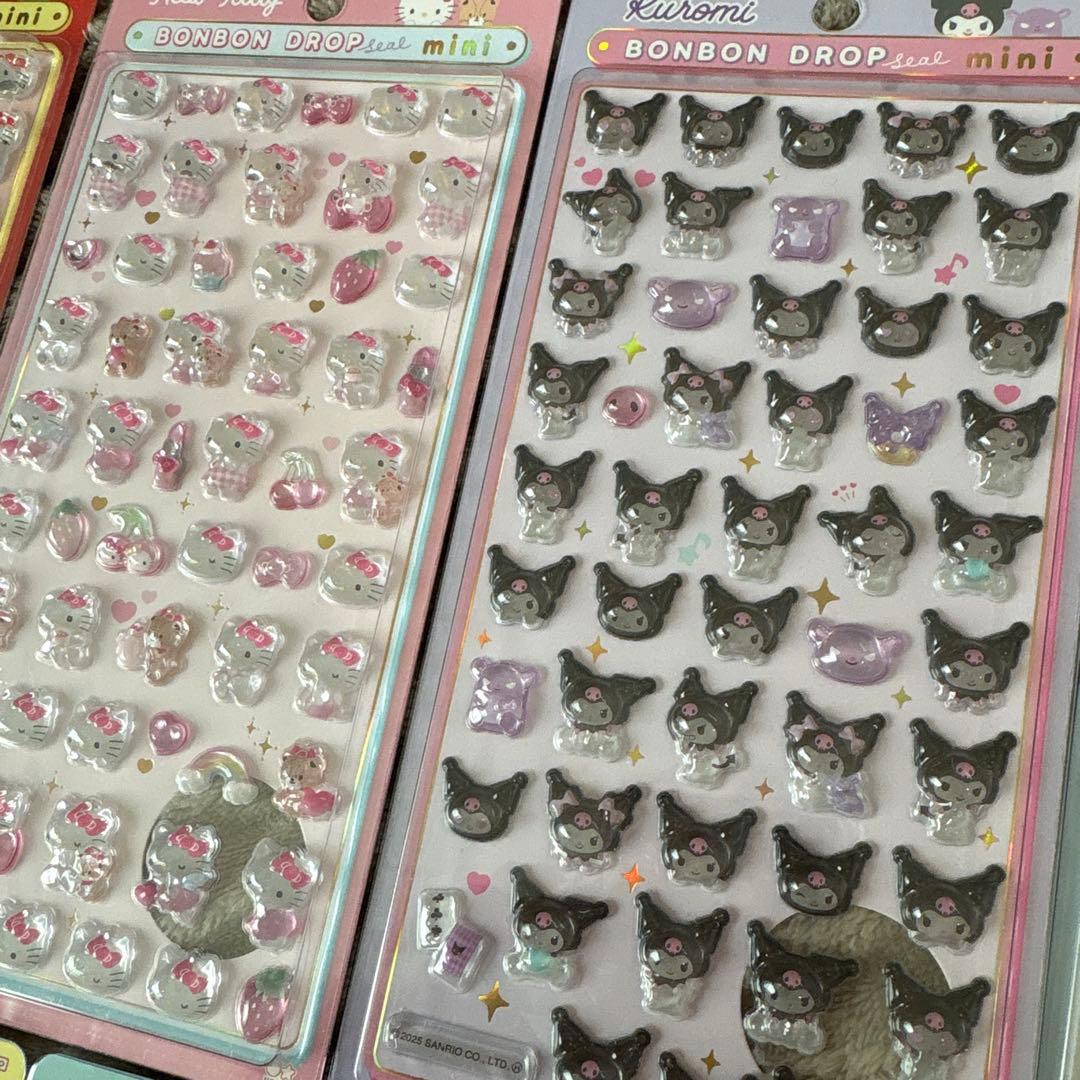 【正規品】ボンボンドロップシール　サンリオミニ　7種類セット