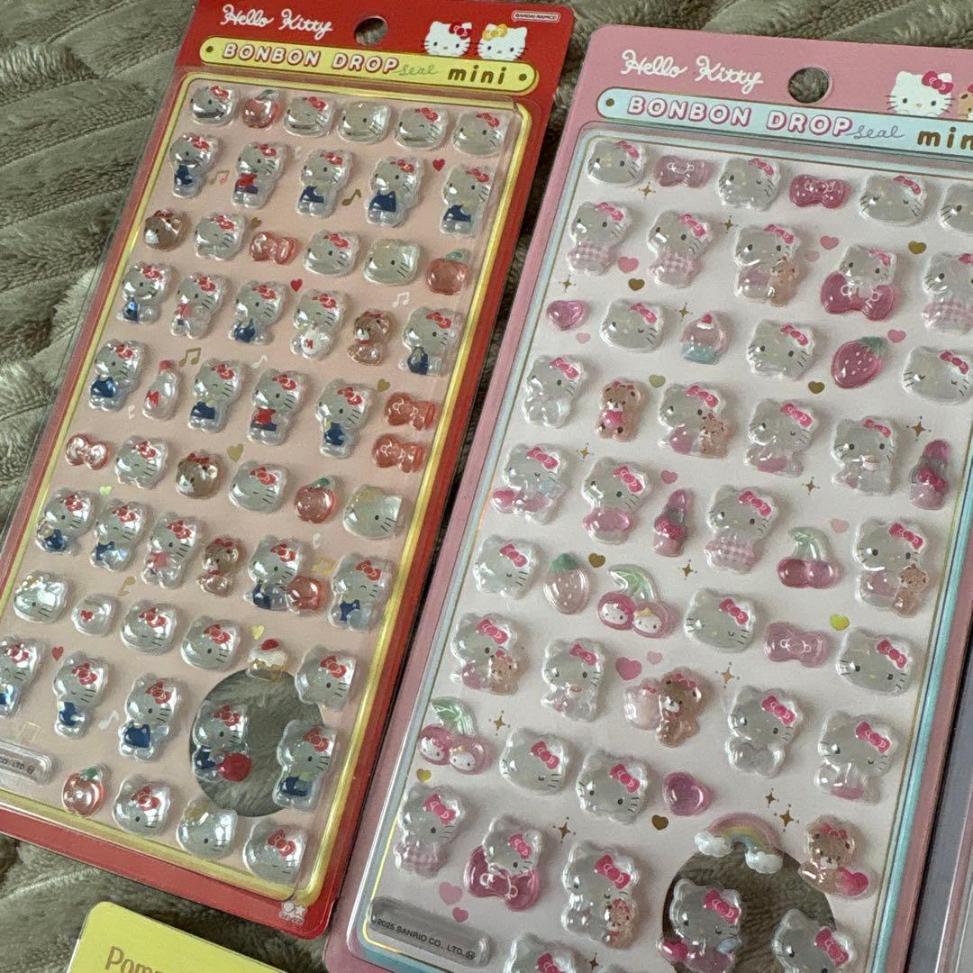 【正規品】ボンボンドロップシール　サンリオミニ　7種類セット