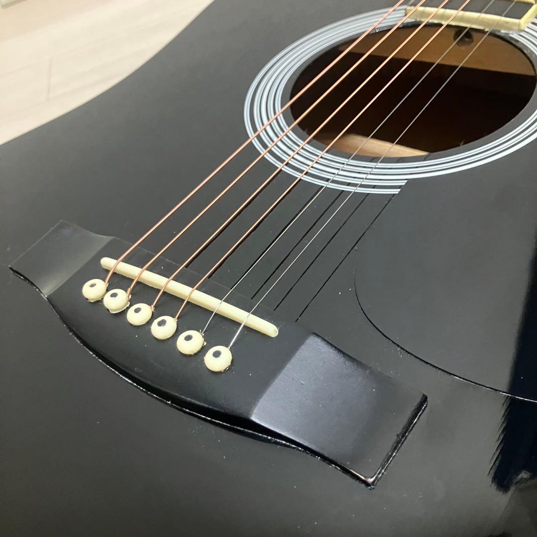 弦新品/HONEY BEE W-15BKハニービーアコースティックギターブラック
