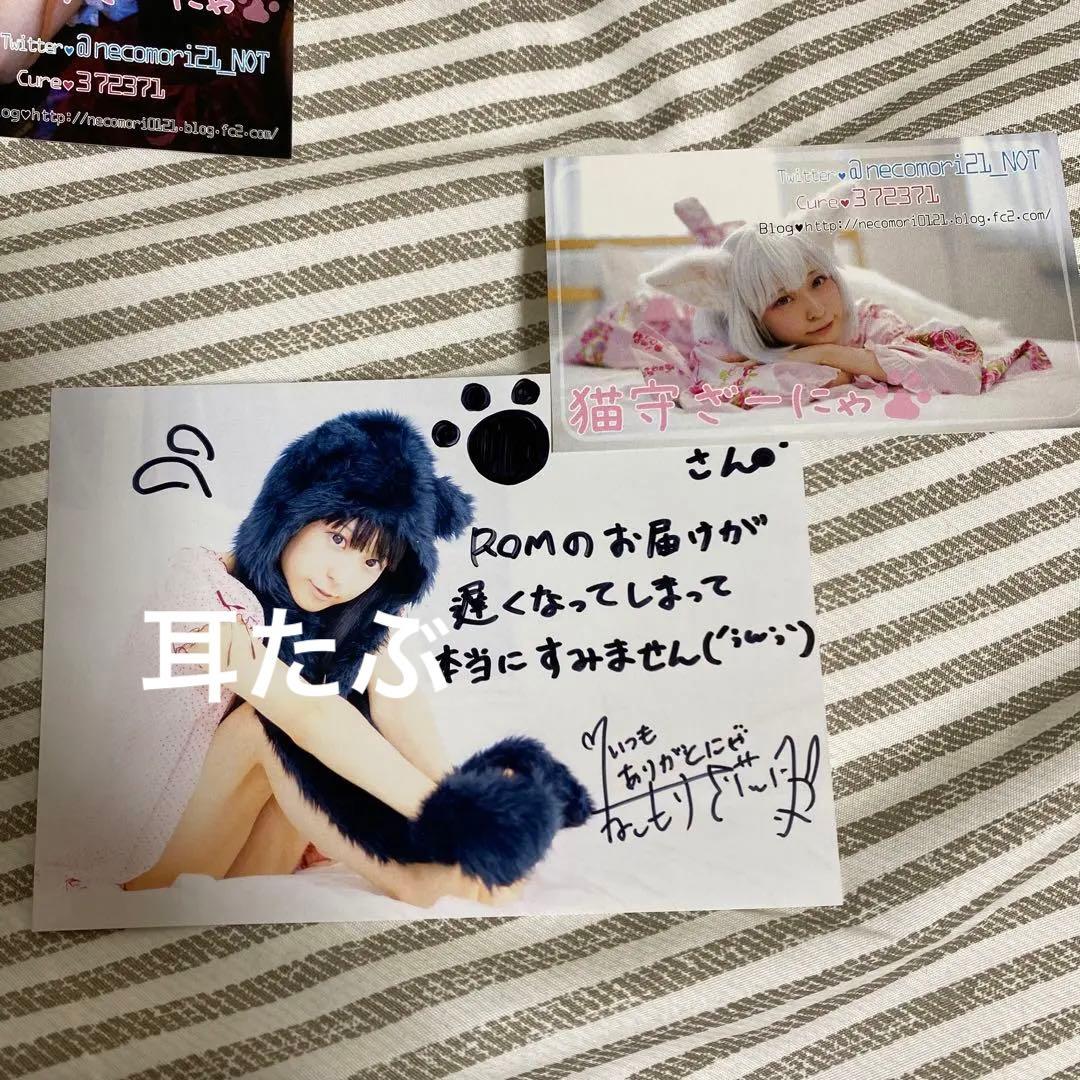 値引き星守紗凪◾︎猫守ざーにゃCDROM写真集GOTHIC DOLL 名刺2枚付き