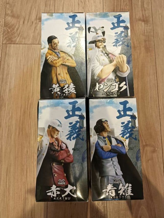 ワンピース ロジャー＆DX海軍フィギュア vol.1 & vol.2 4体セット