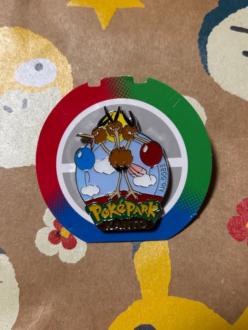 ポケパークカントー　ピンバッジ　5つ　まとめ売り　ニドラン