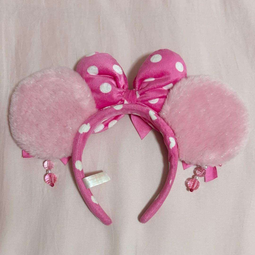 ディズニー ピンクカチューシャ イヤリング