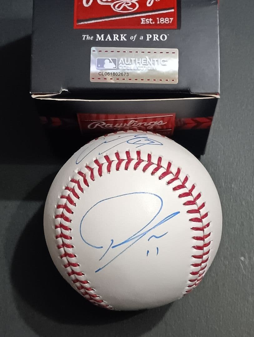 MLB公式球　大谷翔平　山本由伸　佐々木朗希　直筆サインボール　ドジャース3選手