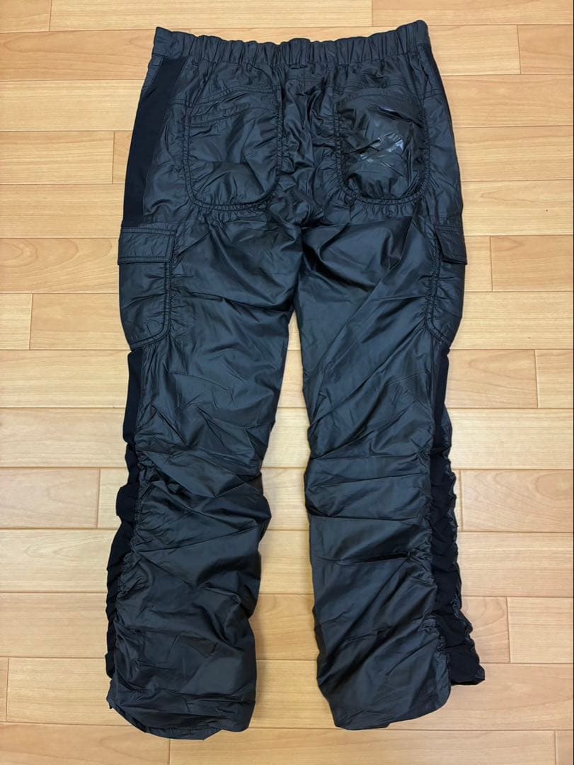 ストレッチカーゴパンツ 黒 レディース