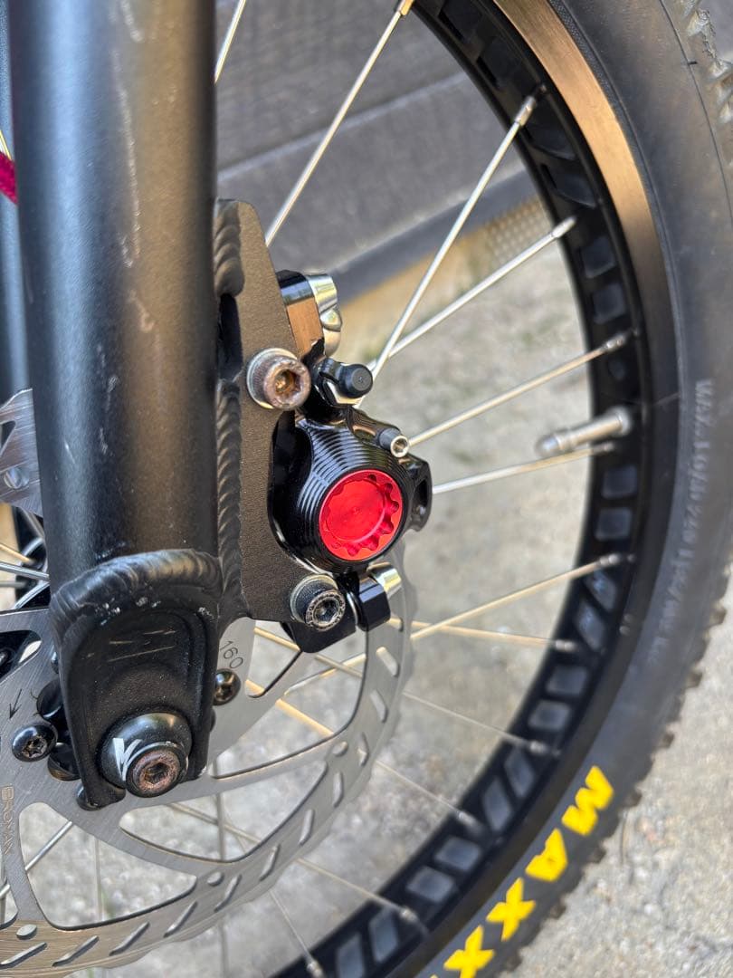 ECHO トライアル自転車　HOPEブレーキ付き　パーツおまけ付き