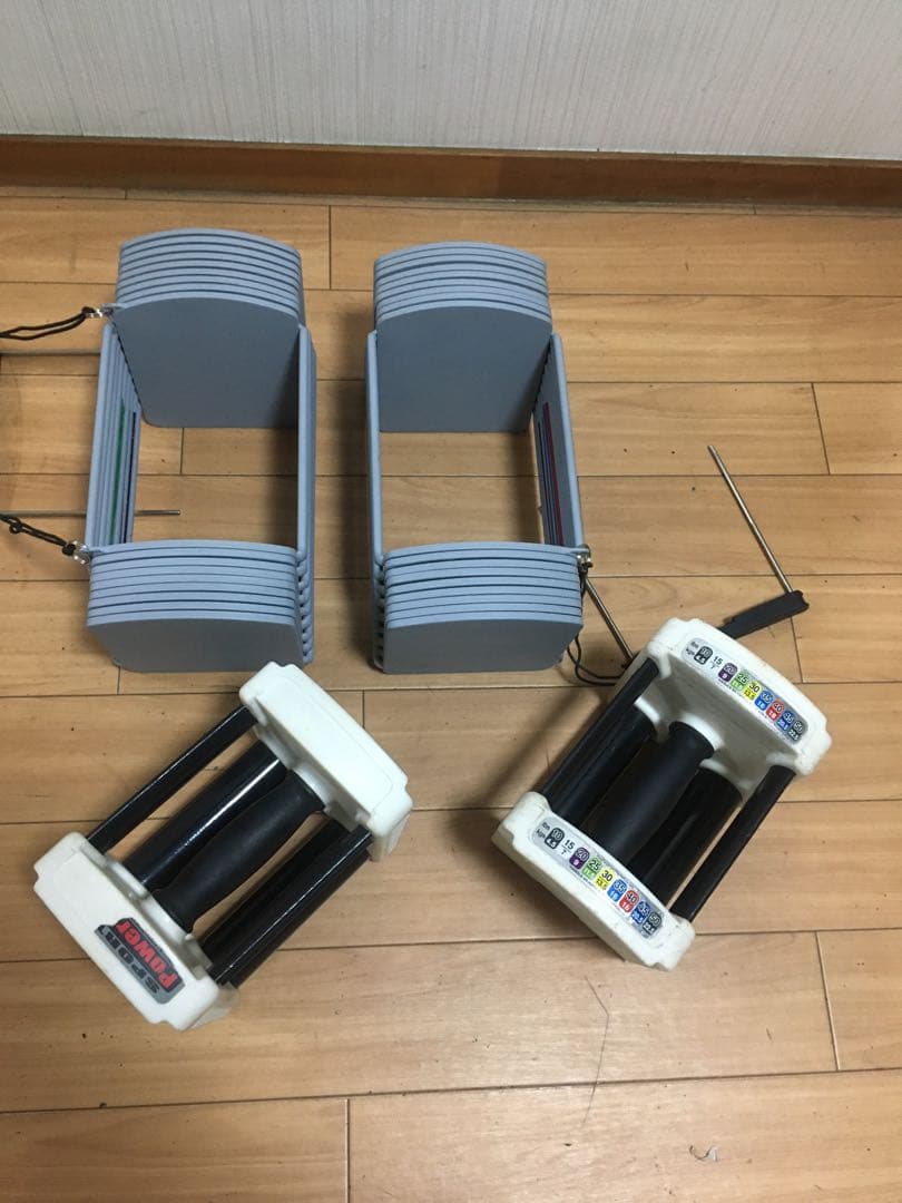 ①POWERBLOCK SPORT5.0パワーブロック ダンベル 23Kg×1個