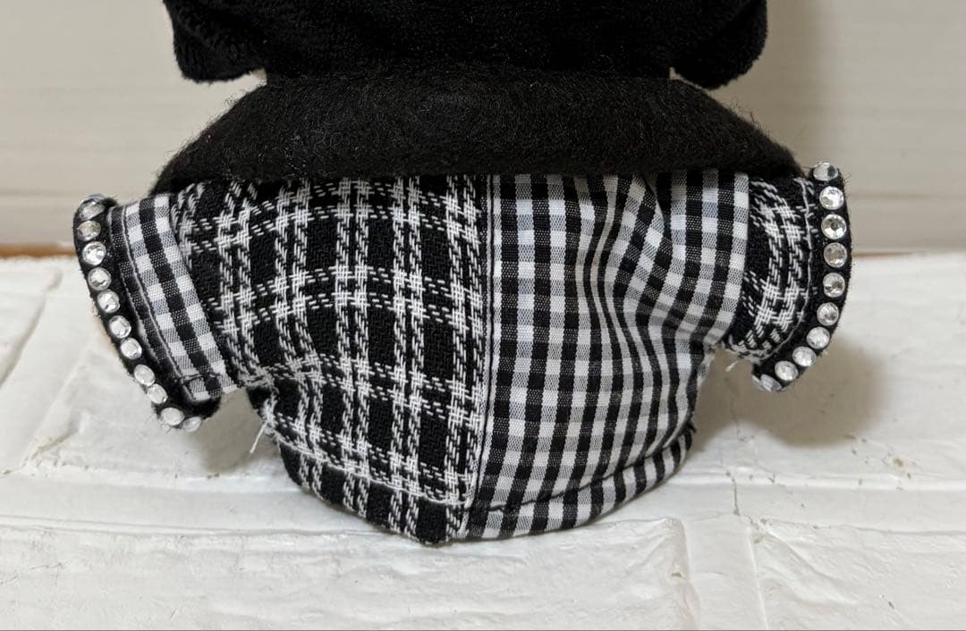ぬい服　白黒ジャケット