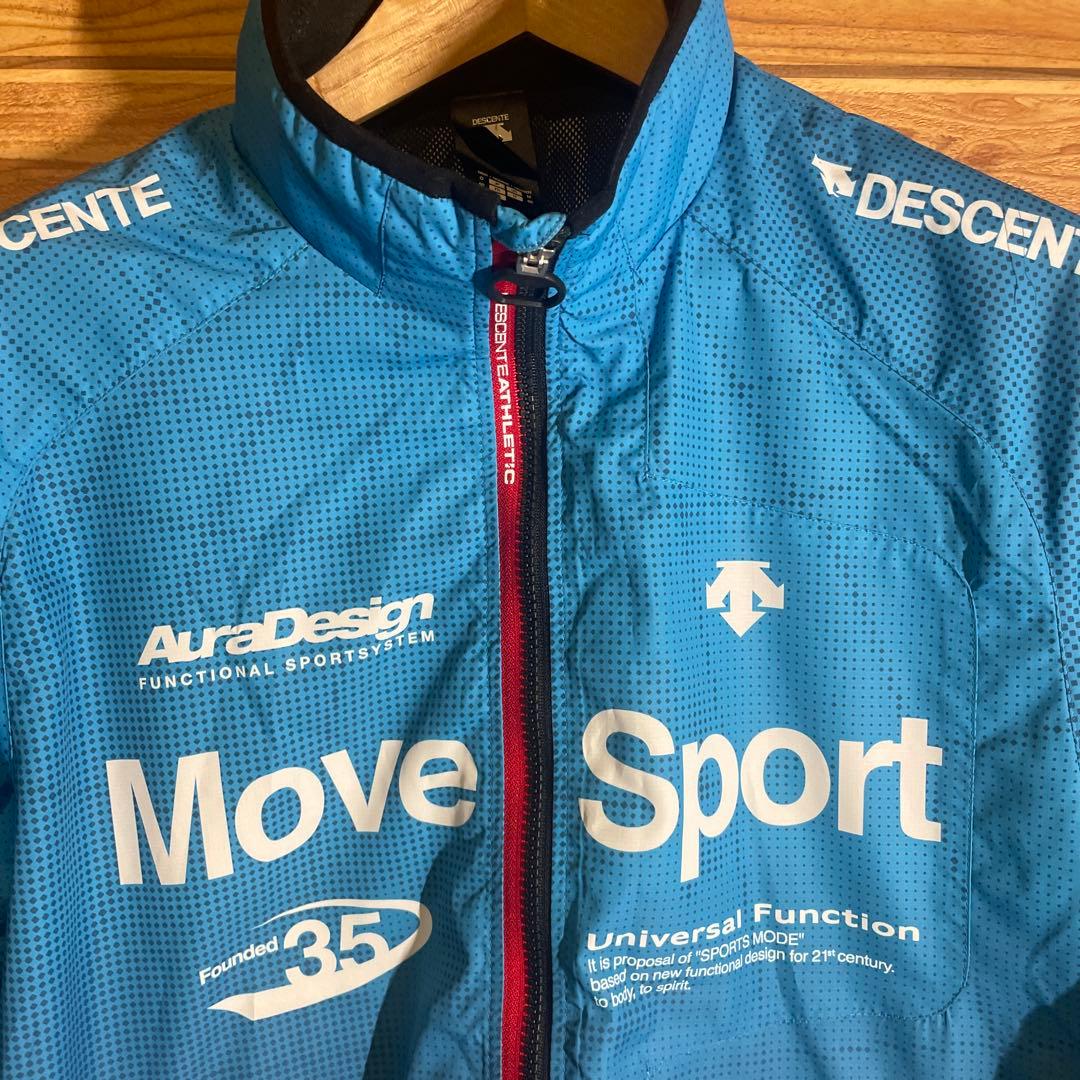 DESCENTE Move Sport ナイロンジャケット XL 青 デサント